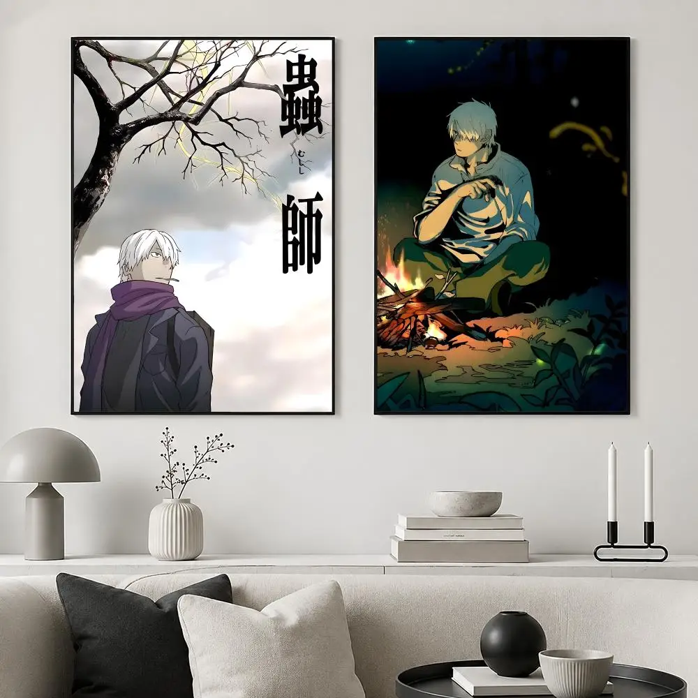 M-Mushishi Poster Poster Stickers Painting Mural HD Wall Decals for Bedroom Living Room Home Self-Adhesive view 3