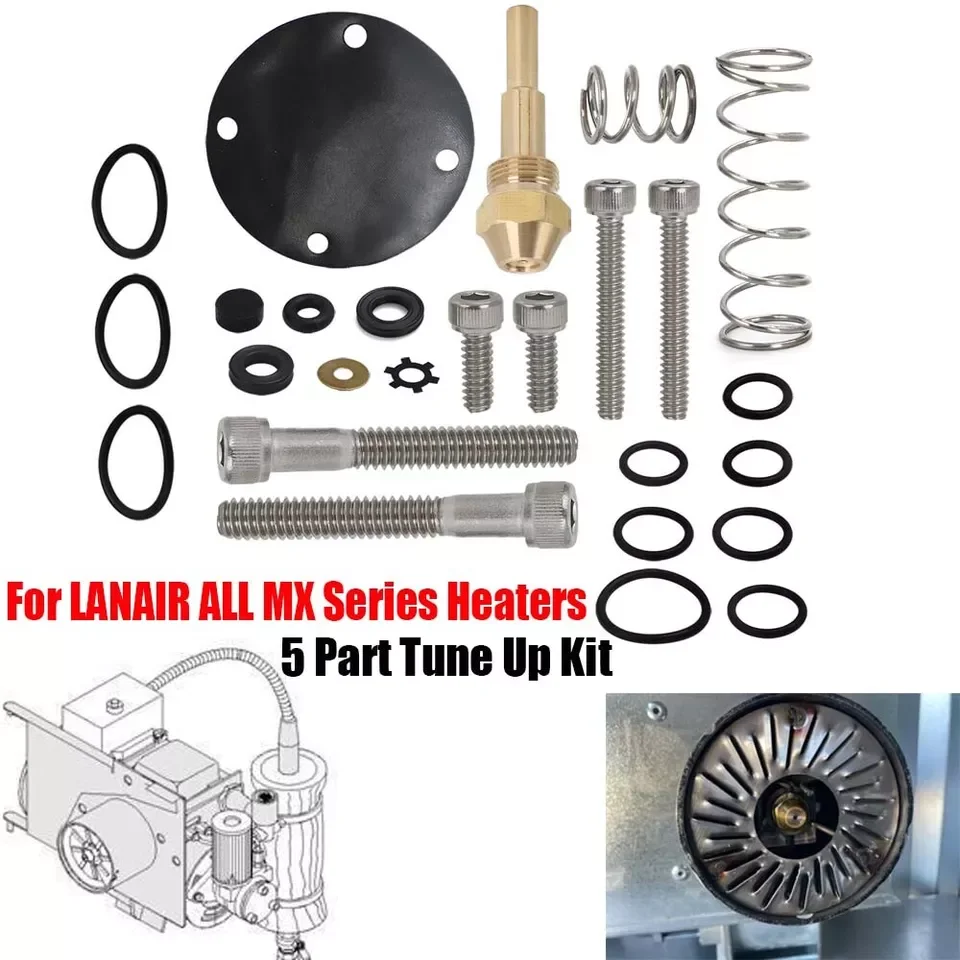 1 Set Brand-new Waste Oil Heater Parts LANAIR 5 part tune up For Fits ALL MX series heaters