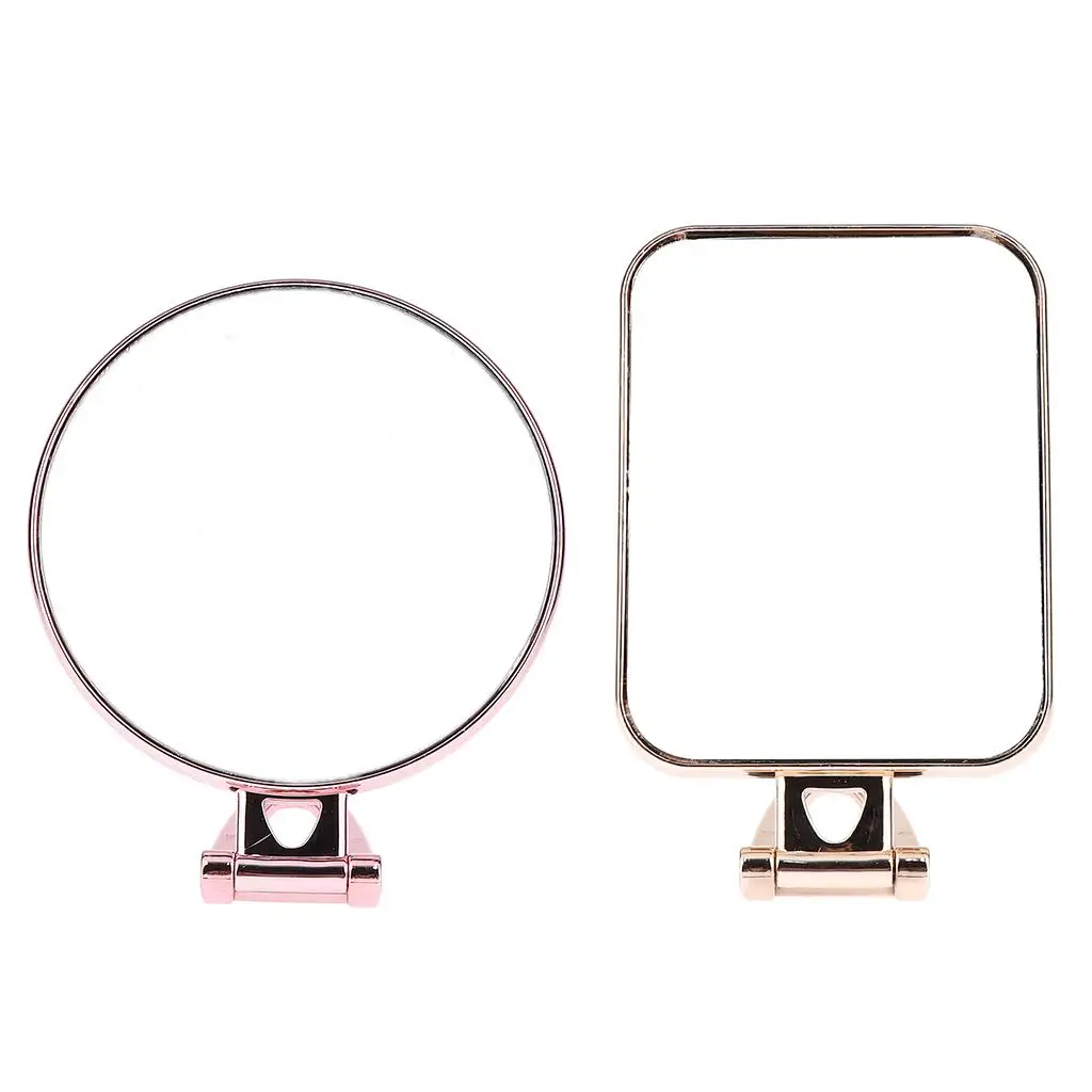 Пластиковое складное зеркало для макияжа на столешнице, настольное регулируемое косметическое зеркало для бритья с подвесным отверстием