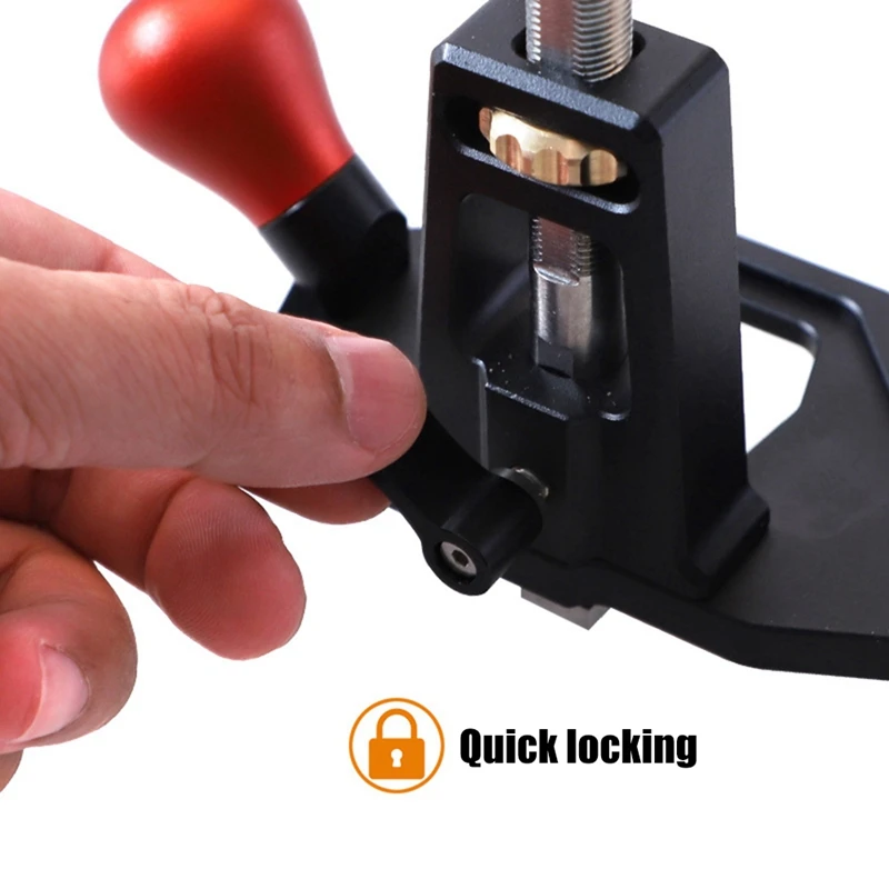 ABSJ-Router Plane Handheld Woodworking Tool Router Plane High Configuration Hand Router Plane With Depth Stop Black