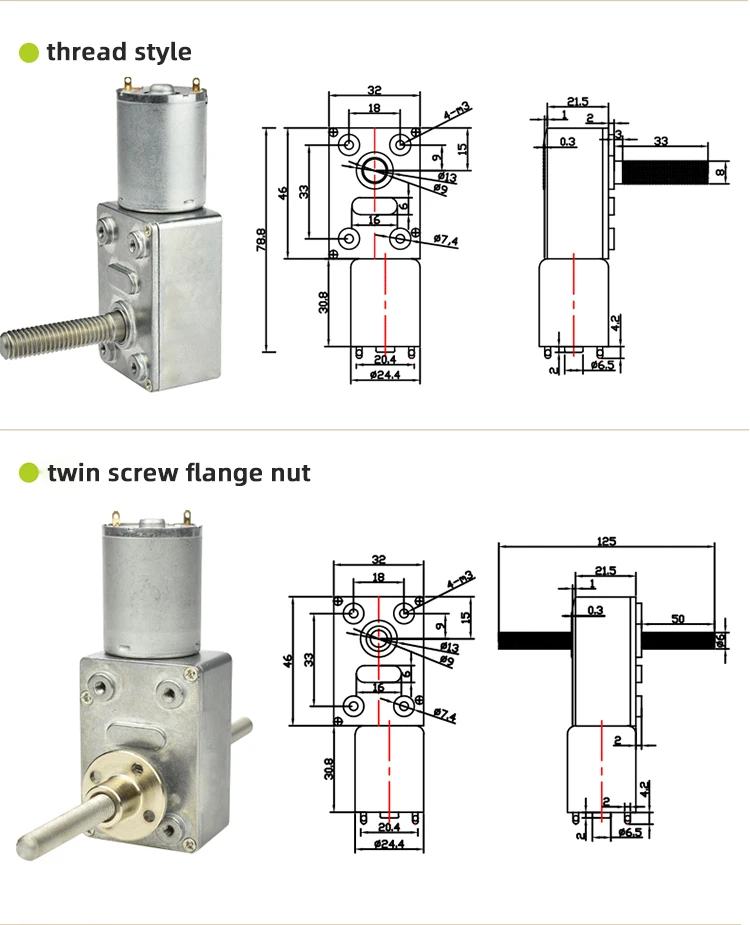 3 قطعة Faradyi تخصيص تيار مستمر تنظيم السرعة المحرك المغناطيس الدائم محرك البناء Selflocking Rv40 موتور تيار مباشر