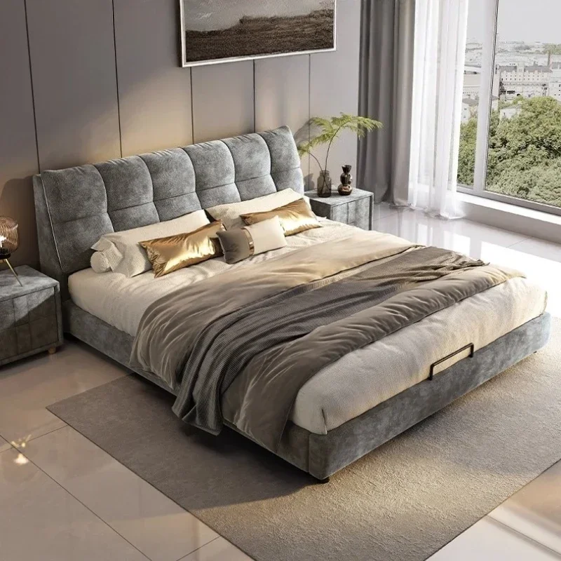 

furniture for home Nordic 180x200cm luxury king size bed Base beds and frames double beds king size bed frames with head board