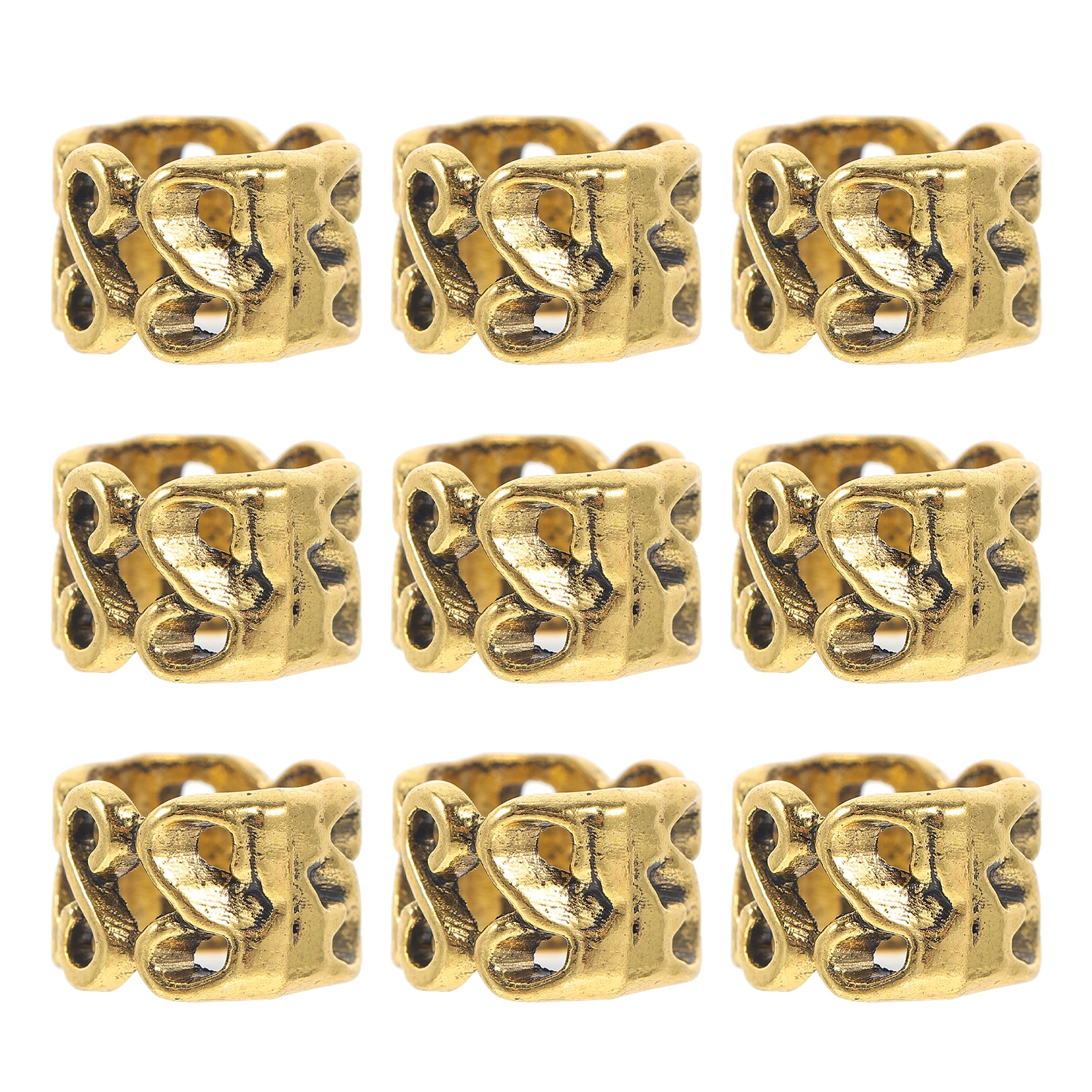 

20pcs Zinc Alloy Hairpins for Dreadlocks Beard Braids Viking Coil Cuffs Retro Hair Accessories Easy Styling Wedding Party