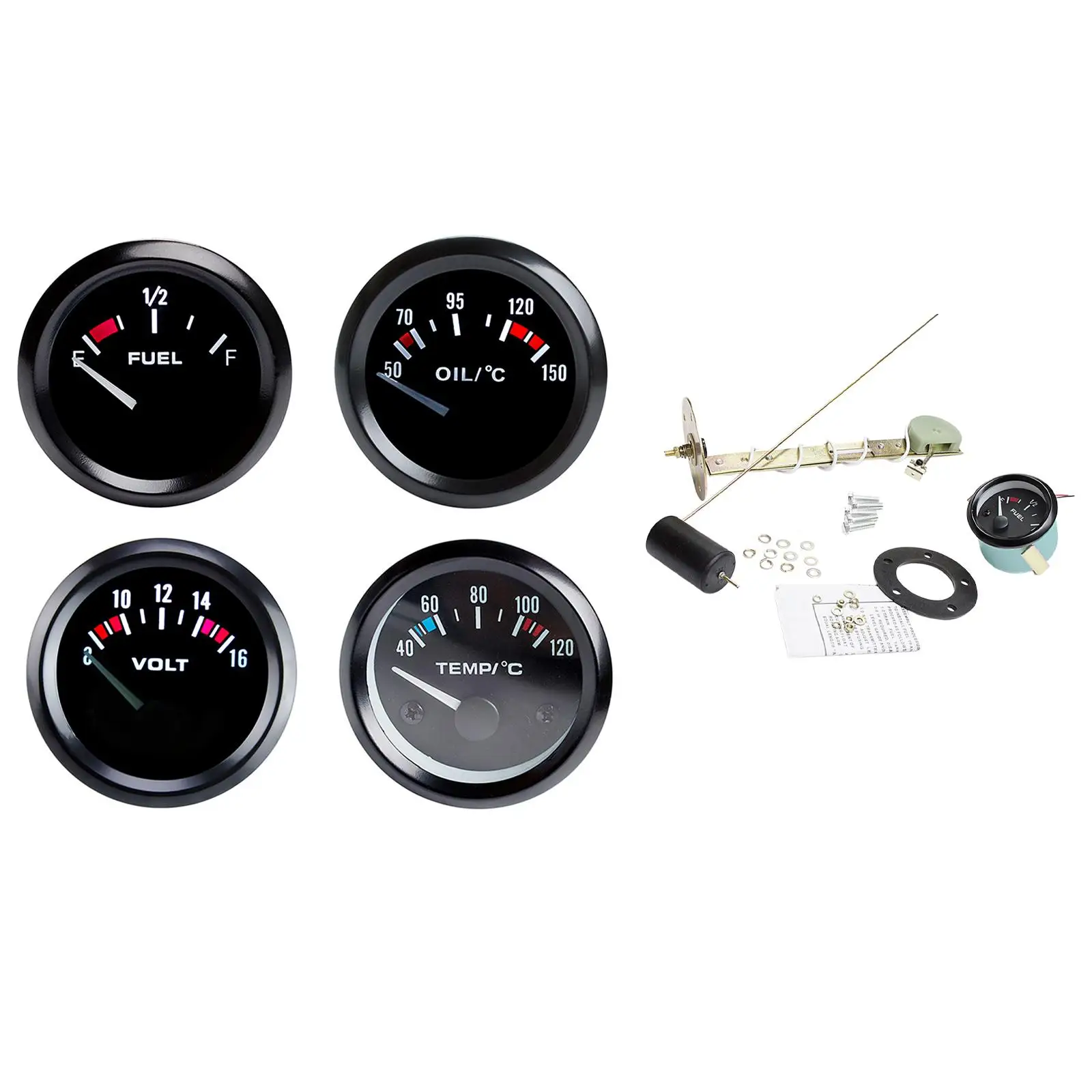 

Gauge Meter 12V 52mm 2 inch for High Performance Car Accessories Spare