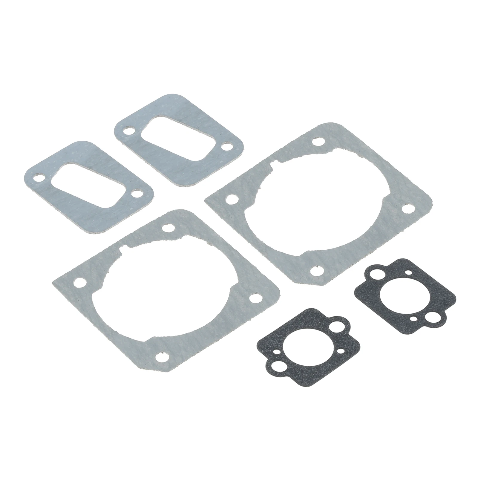 2kits Cylinder Muffler Carburetor Gasket fit for Husqvarna 340 345 350 346XP Garden Chainsaw Replacement 503862501, 503894401