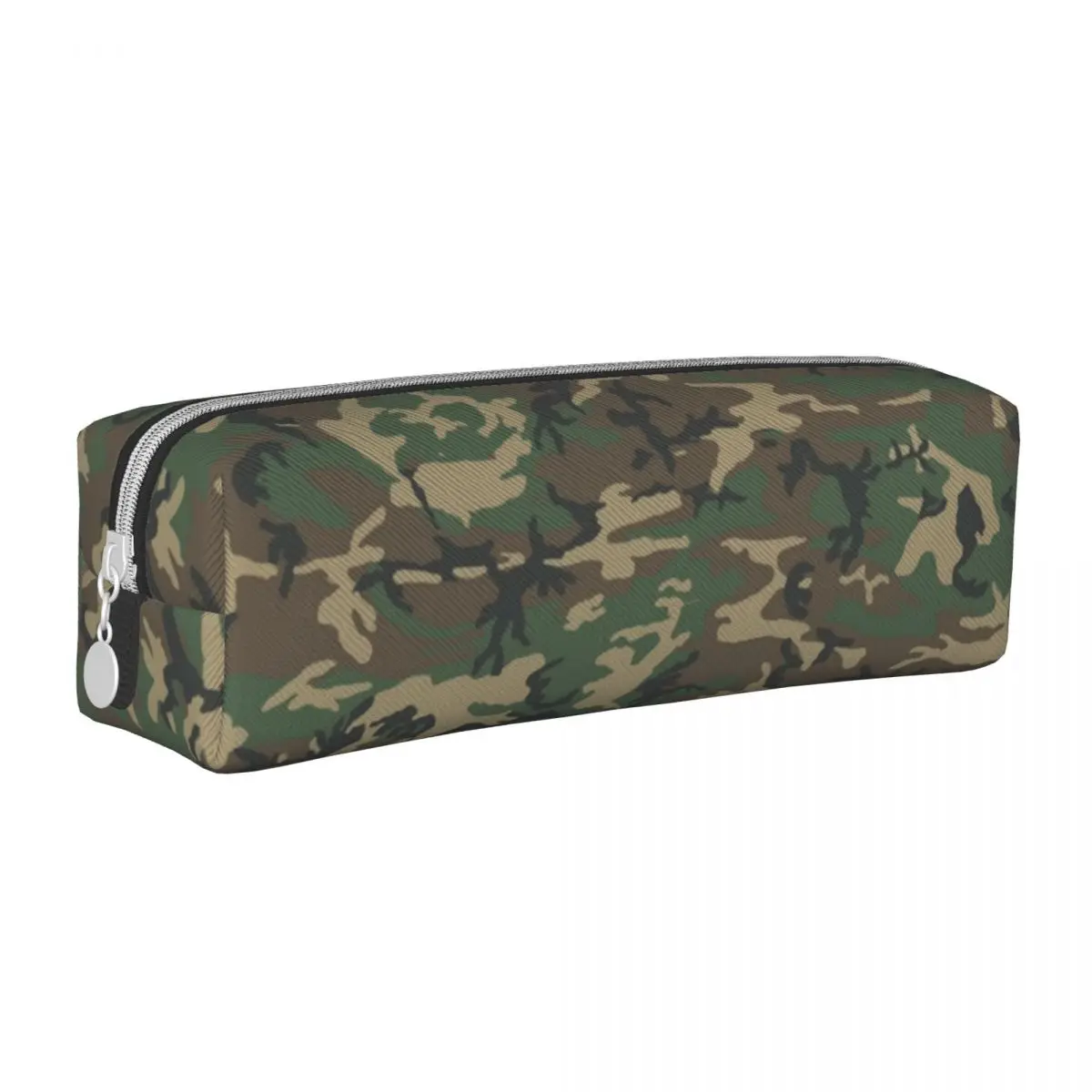 Army Camouflage Pattern Pencil Case Creative Jungle Military Camo Pen Box Bag Student Large Storage Office Gift Pencilcases