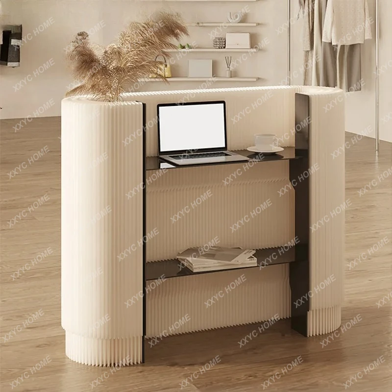 Welcome Reception Cashier Clothing Store Small Simple Counter Shopping Mall Exhibition Mobile Bar