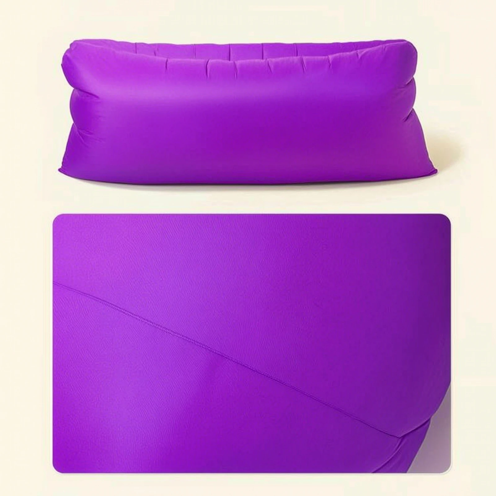 Inflatable Lazy Sofa Lightweight Inflatable Sofa Lazy Lounger Long-Lasting Lounge Chair Comfortable for Campers, Camping, Beach