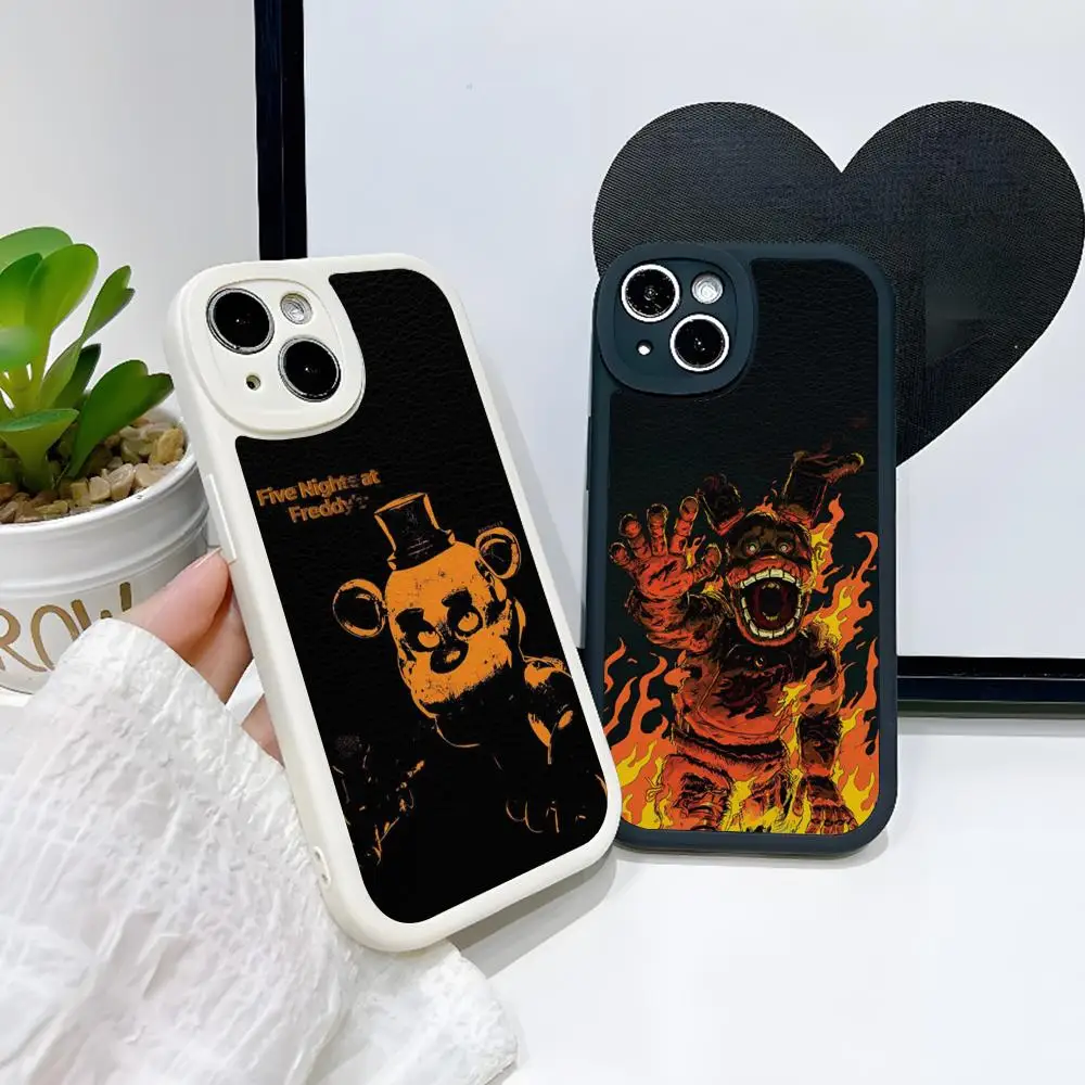 F-Freddys At Five Nights Phone Case For Iphone 16 15 14 13 Pro Max 12 11 Mini X Xr Xs 7 8 Puls Cover