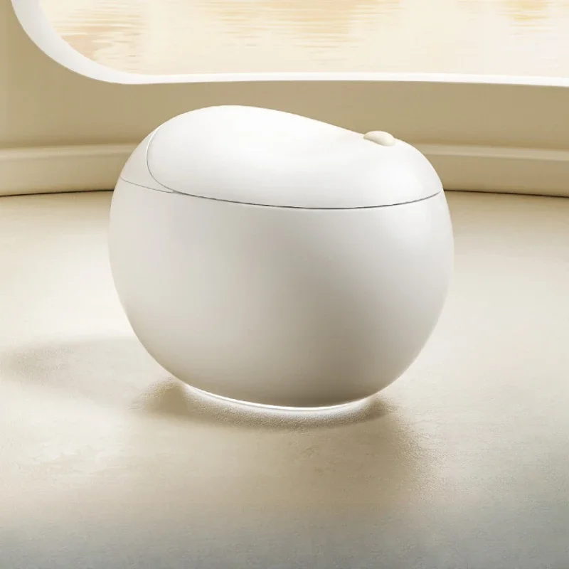 All-in-one smart toilet with no water pressure limit Fully automatic egg-shaped toilet