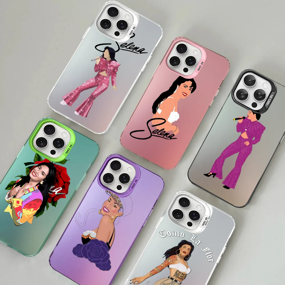 Selena Quintanilla Top Latin Artist 90s Phone Case For IPhone 16 15 14 13 12 11 Pro Max X XR XSMAX Matte Shockproof Back Cover