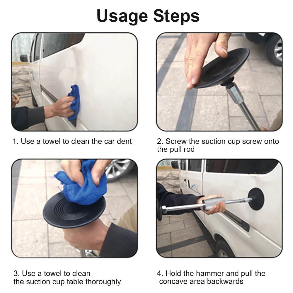 Car Trucks Body Dent Repair Metal Rubber Car Body Repair Tool Dent Removal Tool Car Dent Remover