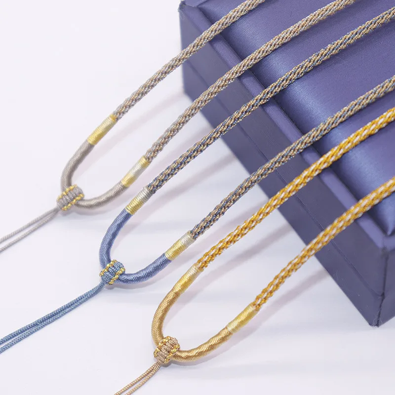 Beads Jewellery Making Hand Winding Jewelry Materials Adjustable Gold Necklace Accessories DIY Charms for Jewelry Pendants Woman