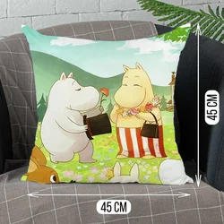 MoominS Bedroom Bed Cushion Cover for Pillow Decorative Pillowcase 50x50 Car Sofa Cushions Covers Home Decoration Accessories