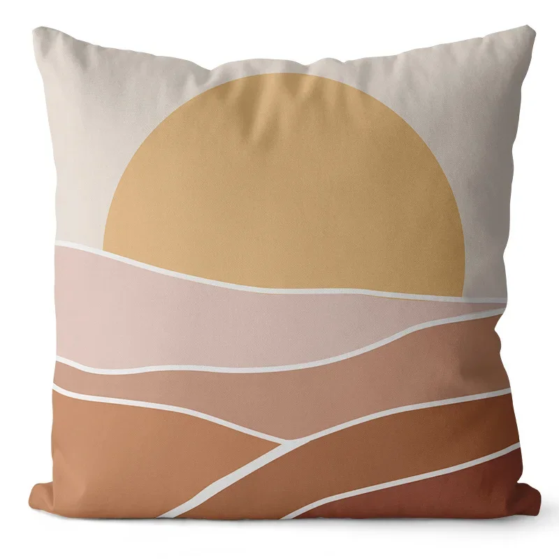 

Скандинавский Радужный Солнце Луна с принтом, полиэстеровый чехол для подушки для дома, гостиной, дивана, украшение автомобиля, подушка