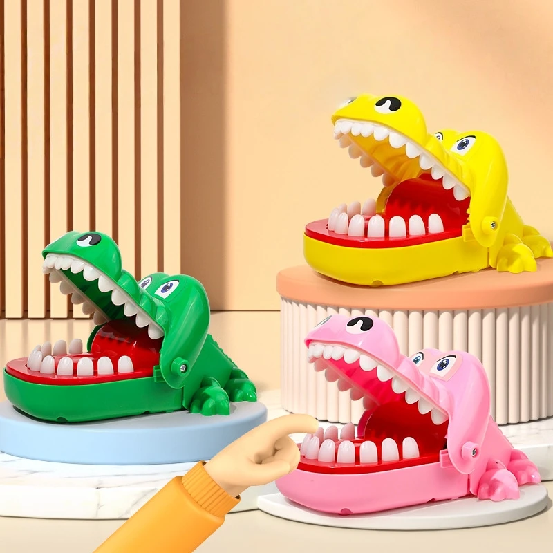 Crocodile Dentist Biting Finger Game For Kids Funny Press Teeth Toy Family Interactive Prank GiftBoys Girls