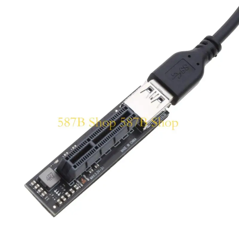 

587B PCI-E Riser Card for Bitcoin Miner Newest USB Graphics Extension Cable