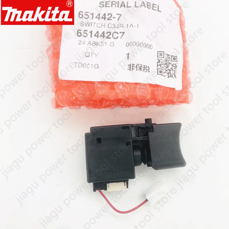 

Оригинальный переключатель Makita 6514427 Φ, драйвер и гаечный ключ 651442-7 TD001G TW004 TW005 DTD172 DTD173