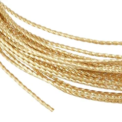 6m 20FT 20 Gauge Textured Brass Wire 0.8mm Thick Brass Tarnish Resistant Wire for Beading Ring Making and Other Jewelry Crafts