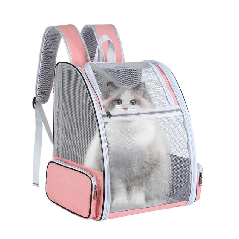 pet carrier backpack, big cat backpack Transparent space capsule breathable portable bag backpack cat and dog supplies