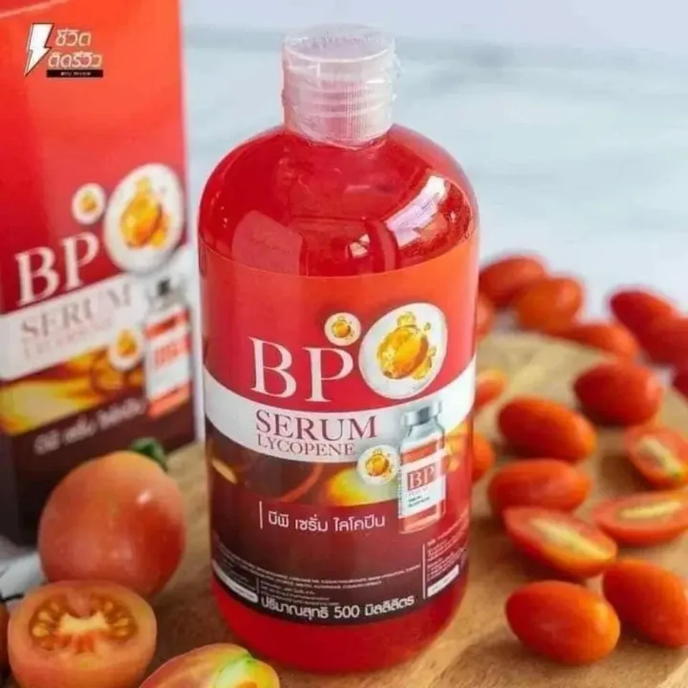 Thailand Bpserum Collagen Arbutin HYA Gluta Tomato Whitening Radiant Reduce Dark Spots Stretch Marks Moisture Bright Skin