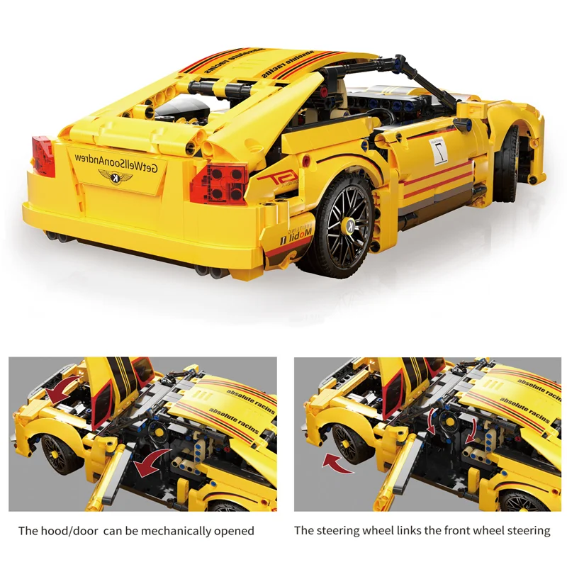 IN STOCK MOC Technical 1:14 Sports Car Building Blocks Model Racing Bricks Assembling Toys for Children Birthday Gift Set