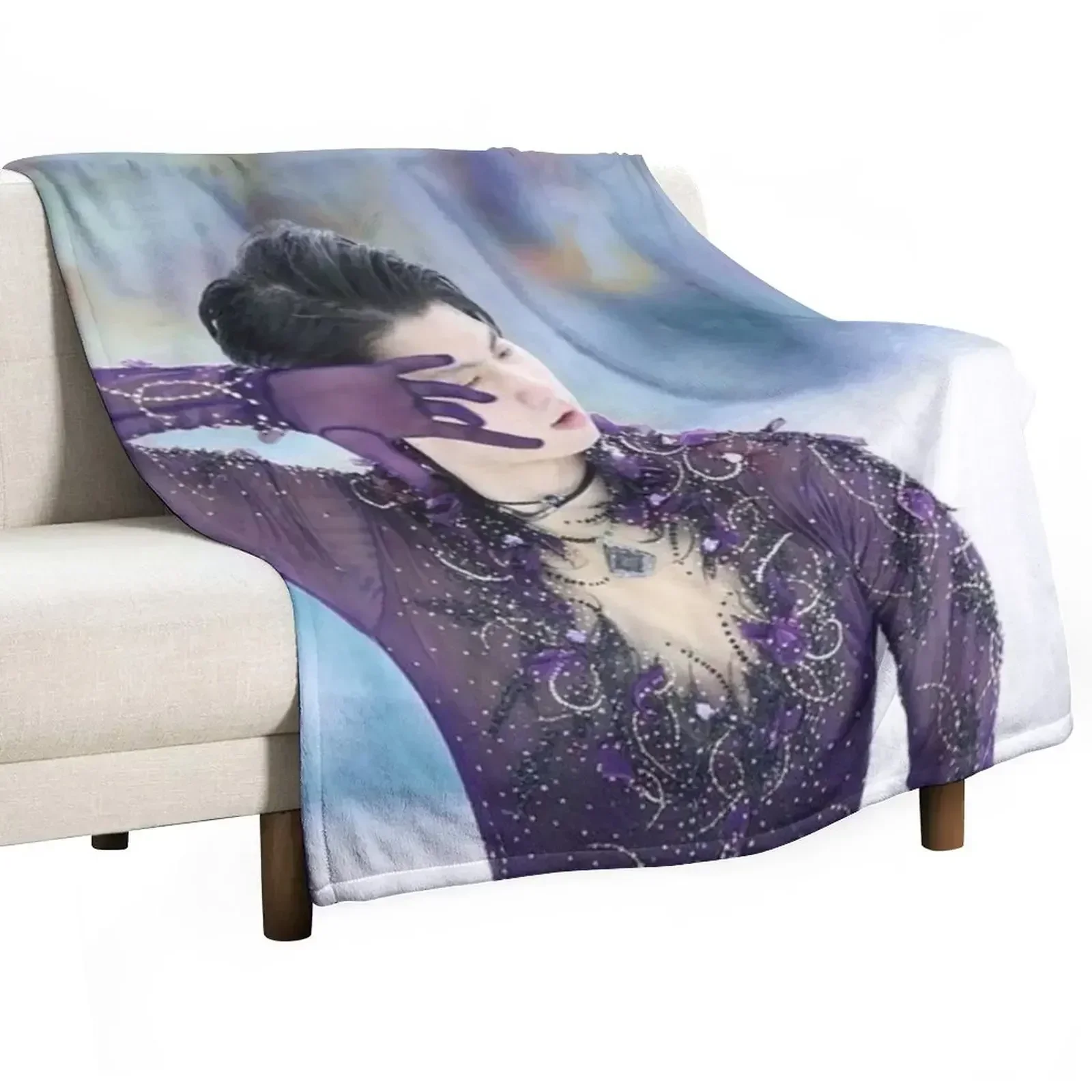 Yuzuru Hanyu Throw Blanket cosplay anime Sleeping Bag for babies Blankets Sofas Of Decoration Blankets