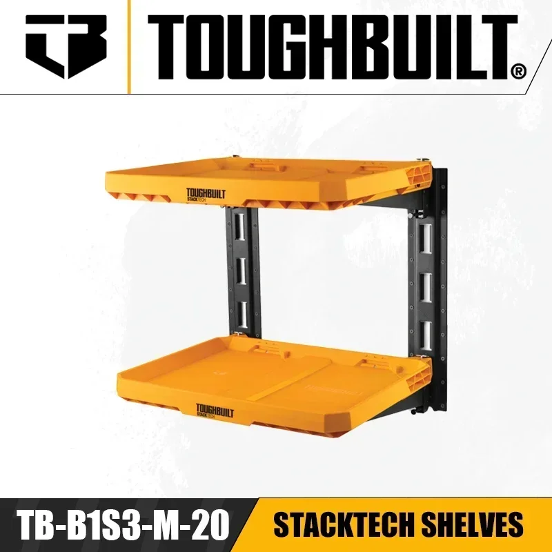 Rak Dinding Stacktech TOUGHBUILT, Aksesoris Perkakas
