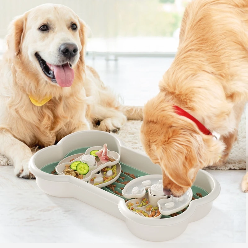 

Pet Multi-kinetic Slow Food Bowl, Medium And Large Dog Feeding Bowl, Anti-knock Non-slip, Gastrointestinal Protection Pet Bowl