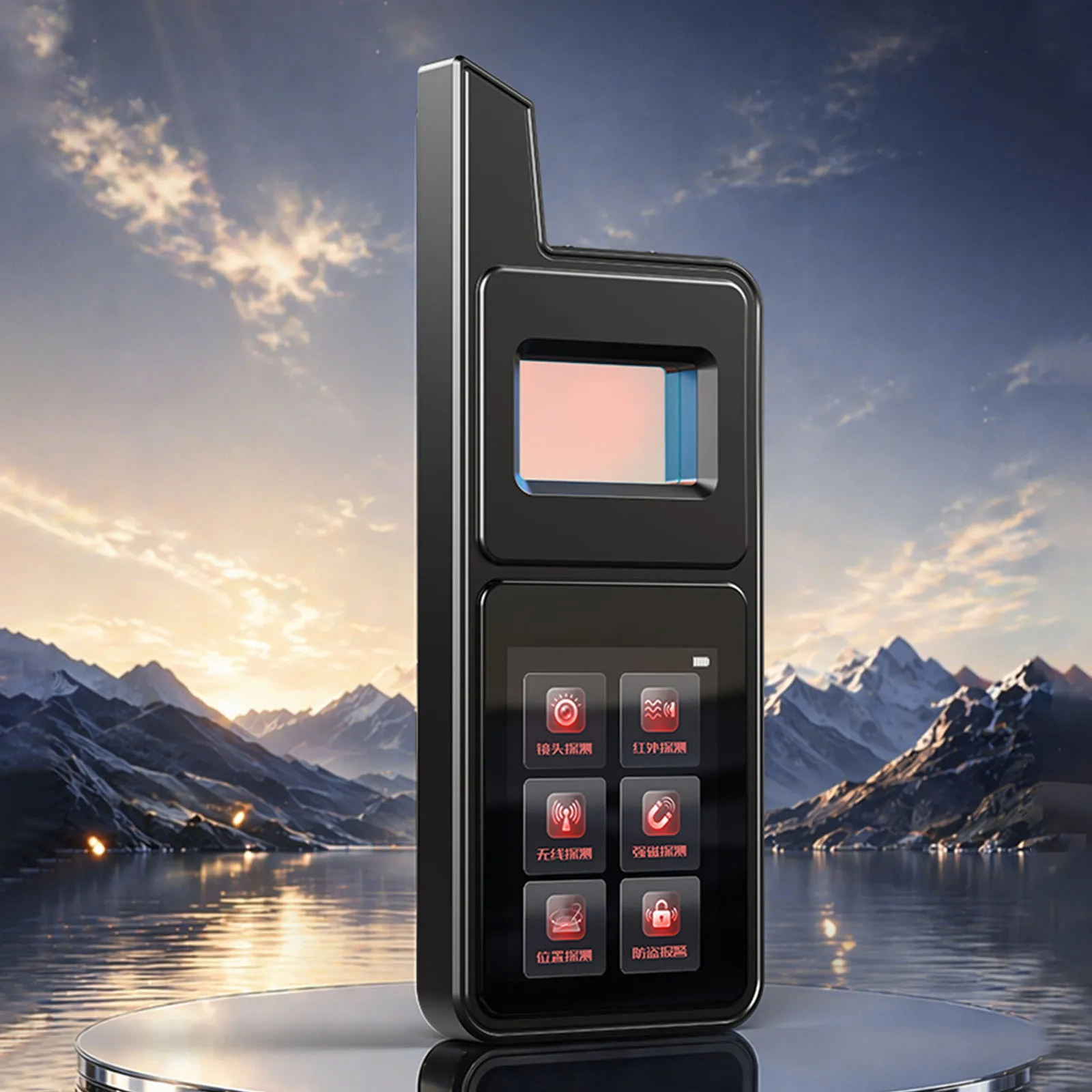 Counter Surveillance Device RF Signal Detector Covert Camera Detector Bug Sweeper GPS Tracker Finder Touch
