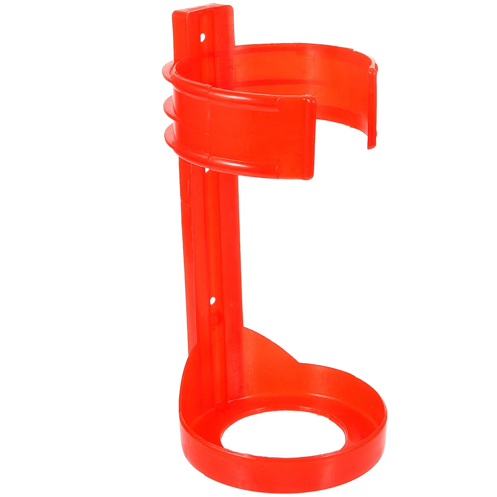 Fire Extinguisher Hanger Wall Holder for Rack Mount Truck Bracket Brackets Red Mounting