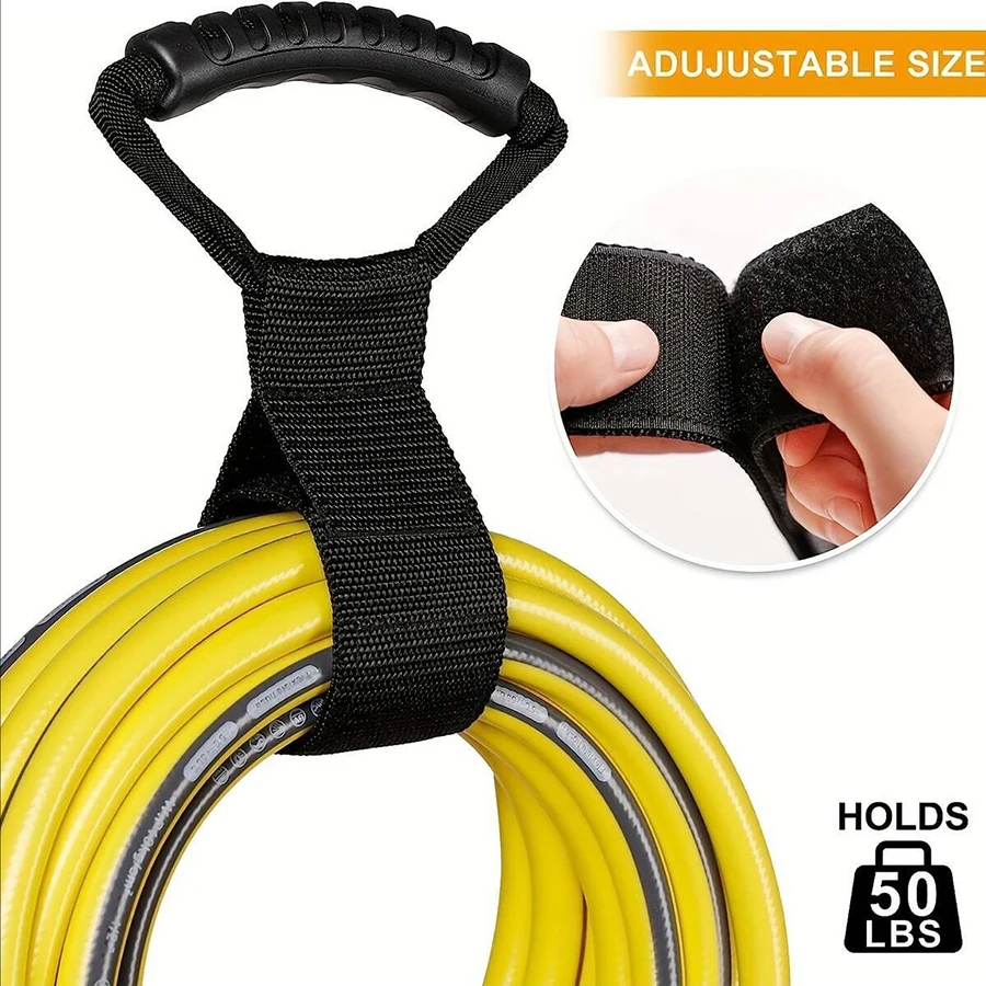 منظم سلك التمديد، حزام تخزين عالي التحمل متعدد الأغراض مع مقبض، جراج مناسب، RV وتخزين القوارب وتنظيمها