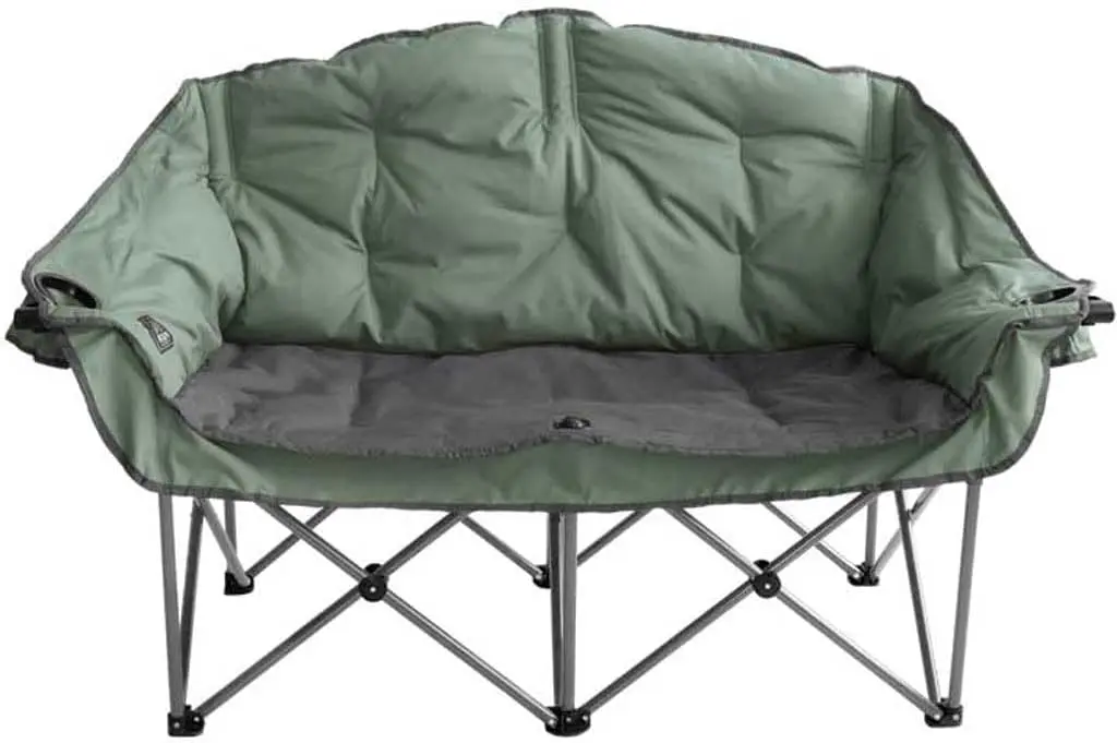 - Bear Buddy Double Camping Chair-with Carry Bag,Camping Gear for Outdoor, Hiking, Picnic, Fishing, BBQ and Camping Events, Comf