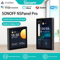 SONOFF NSPanel Pro Smart Home Control Panel Smart Scene Wall Switch EU/ US Smart Home Thermostat Display Switch Woks With Alexa