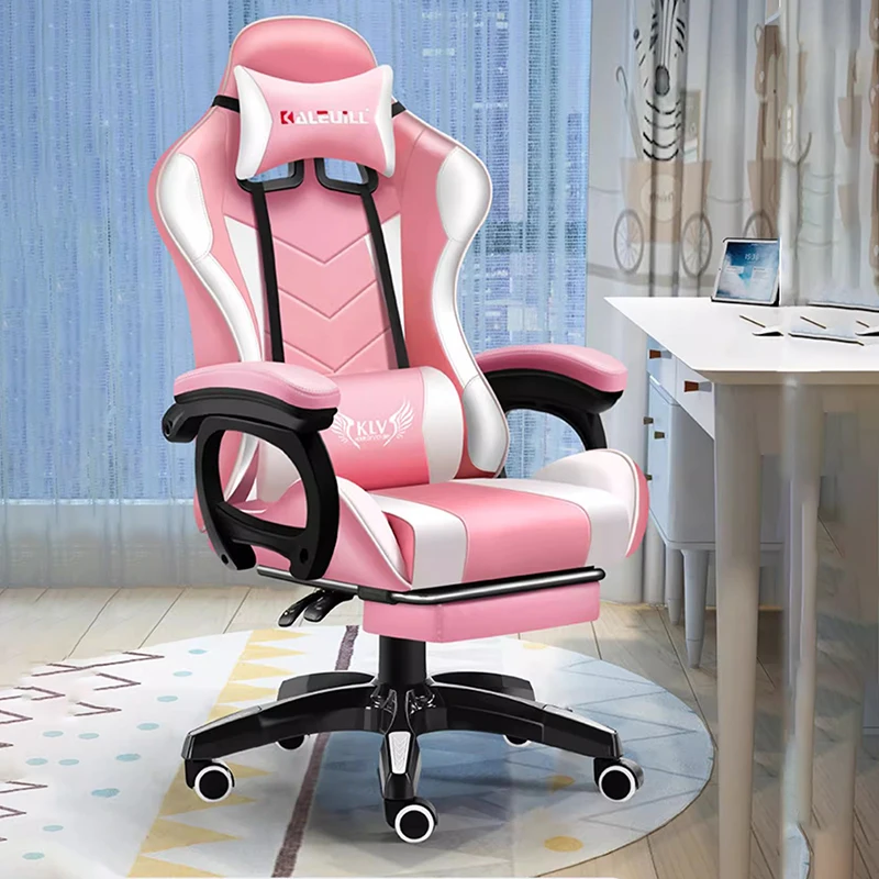 Pillow Cushion Gaming Chairs Ergonomic Swivel Moderno Classic Gaming Chairs Black Stylish Sillas De Oficina Office Furniture