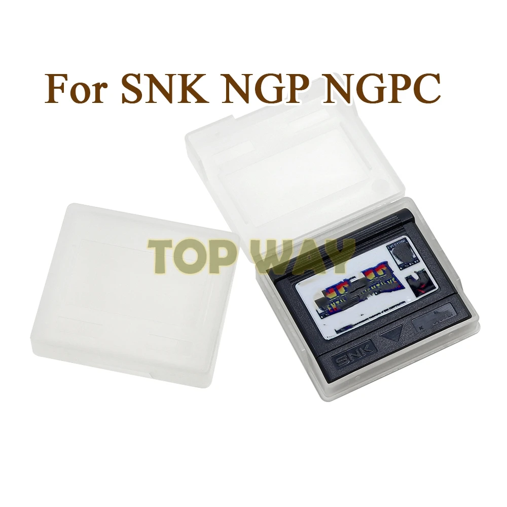1PC For SNK NEO GEO Pocket Colors Clear Game Plastic Cases Games Card Cartridge For NGPC NGP Protective Box Shell Storage Case