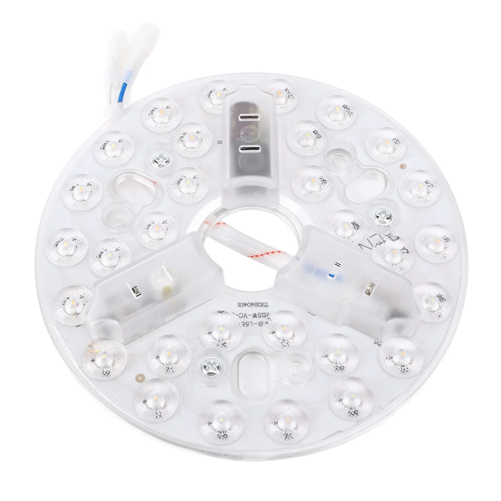 5.3 Inch Ceiling Fan LED Light Kit 3 Colors (3000K/4200K/6500K) Dimmable 15W 95-265V Easy Retrofit Suitable For Living Room