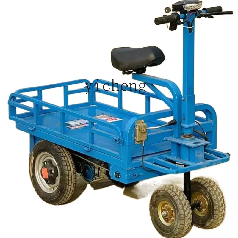 Electric Flat Truck Truck Inverted Donkey Tricycle Trolley