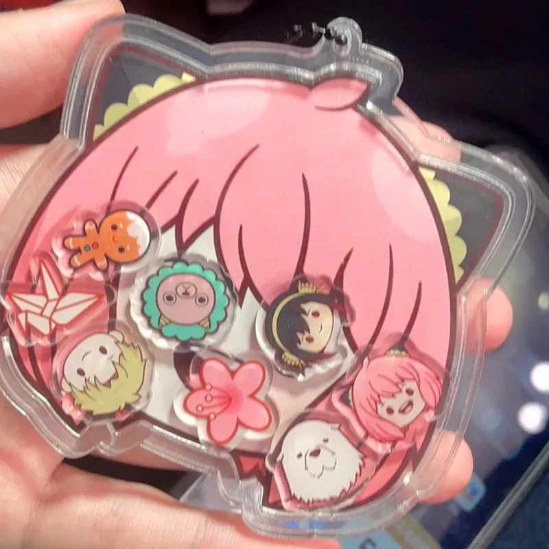 

Новая лимитированная серия: Акриловый брелок-шейкер «Аня Форджер» из аниме Spy X Family – милый брелок для сумки, аниме-сувенир, подарок для фанатов