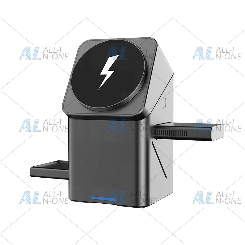 2025 New Automatic Touch Magnetic Multi-function 3 in 1 Wireless Charger
