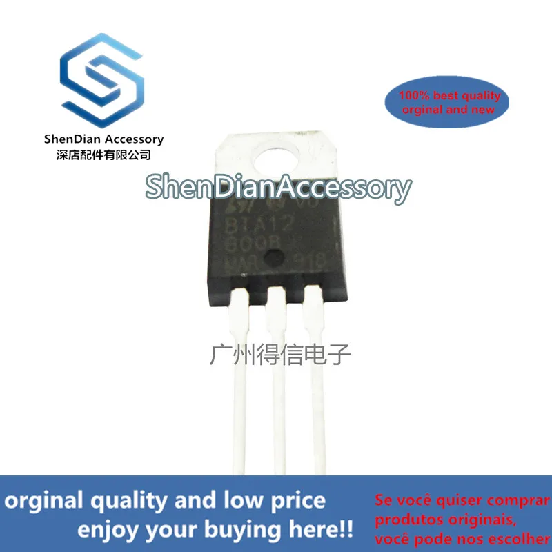 10pcs 100% new and orginal BTA12-600B TO-220  Bi-Directional Triode Thyristor in stock