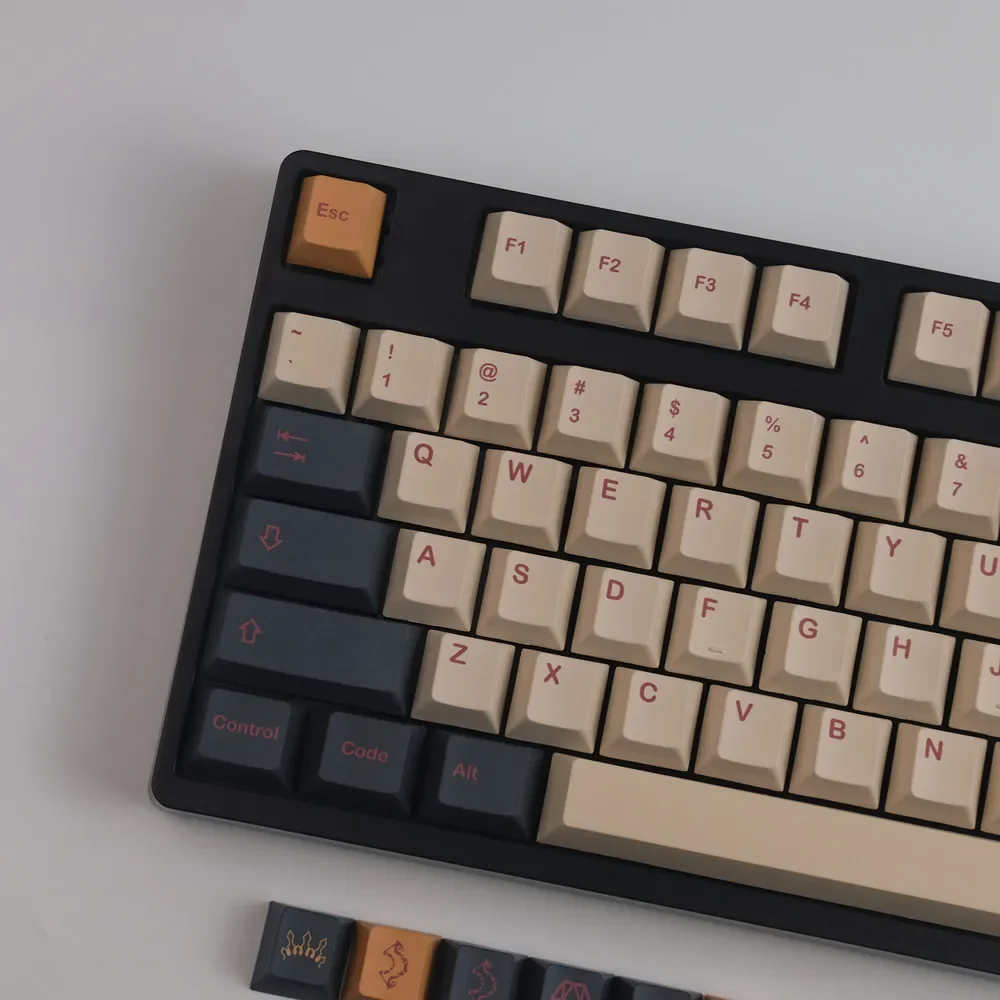 Ishtar Keycap PBT Сублимационная механическая клавиатура Cherry High Key Personality Retro