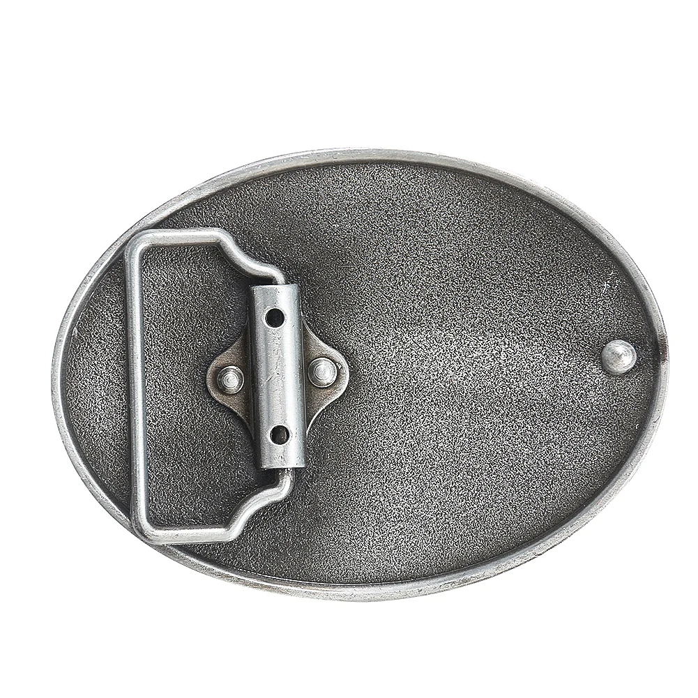 العلم الأمريكي مشبك الخماسي المشارب USA أصلع النسر Lanneret البيضاوي حزام معدني مشبك قبعات رعاة البقر الغربية للرجال الجينز اكسسوارات