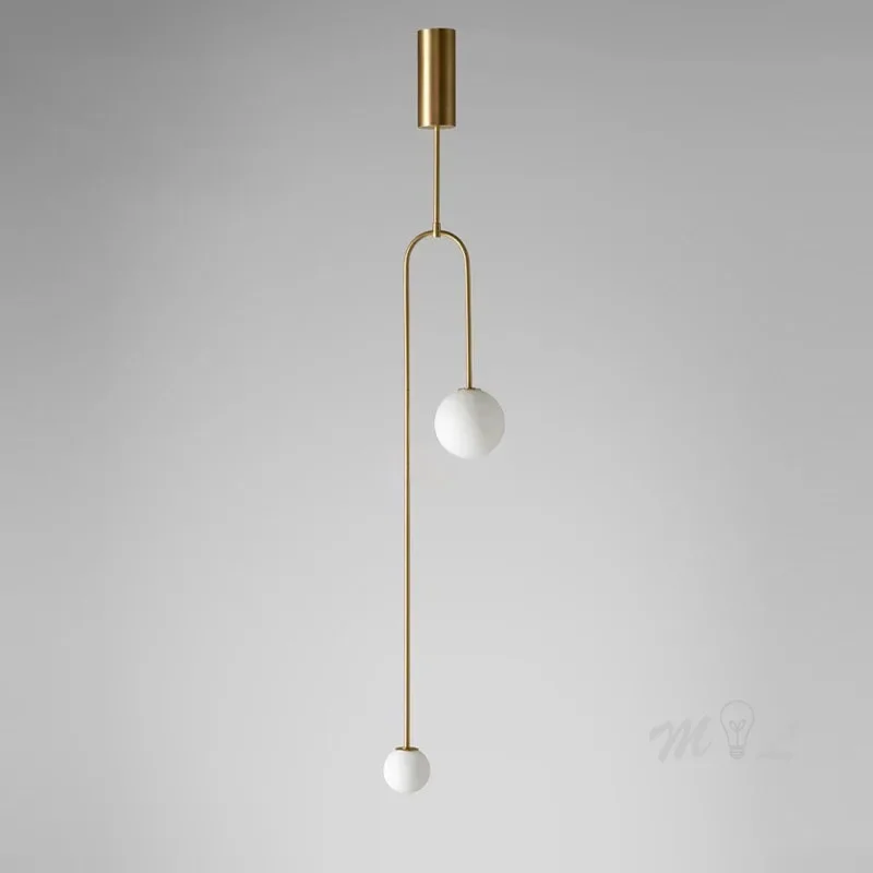 Postmodern U-Tube Pendant Lights Home Deco Hanging Lamps for Living Room Kitchen Fixtures Industrial Pendant Lamp LED Luminaires
