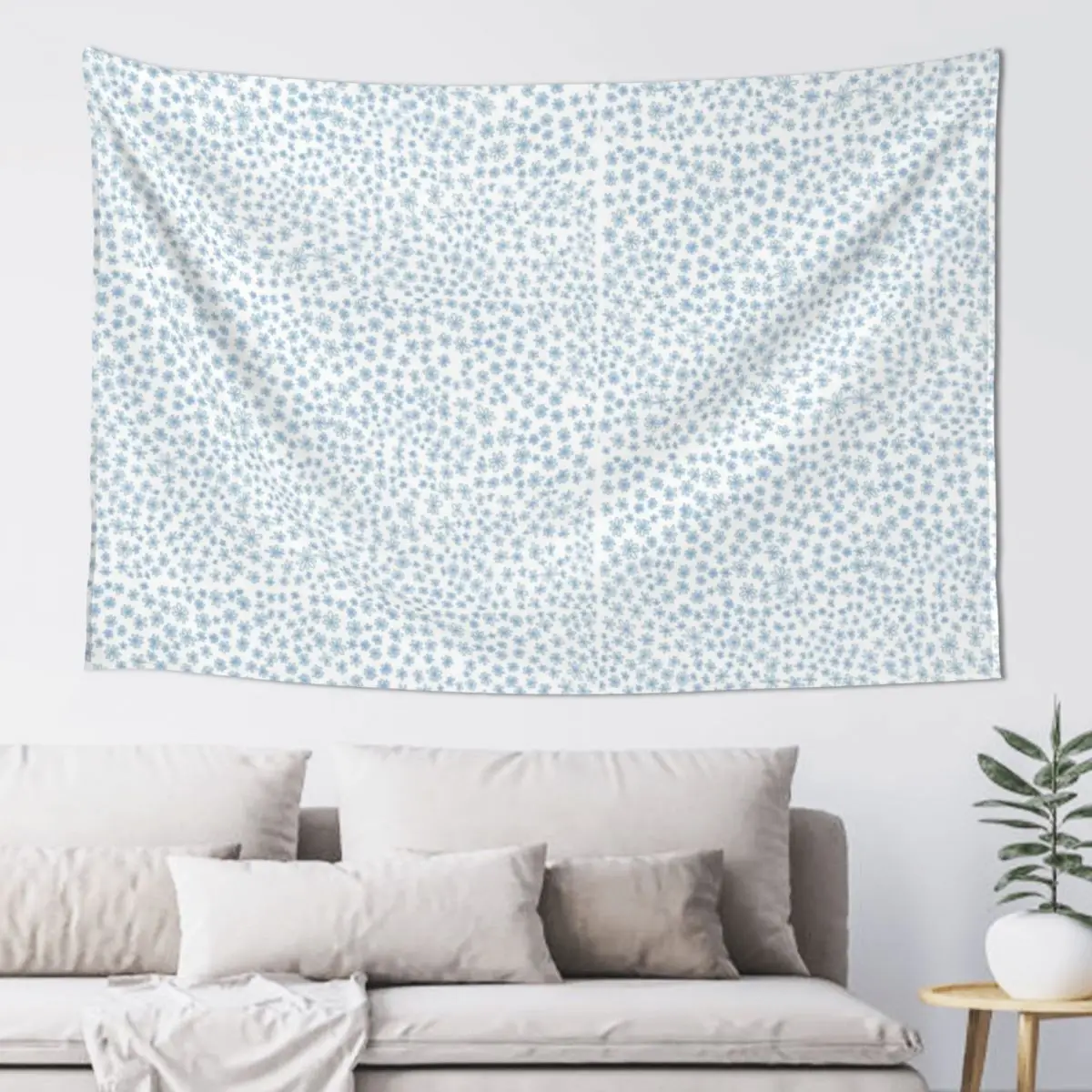 

Blue flowers Tapestry House Decoration Decoration Pictures Room Wall Bedroom Decorations Tapestry