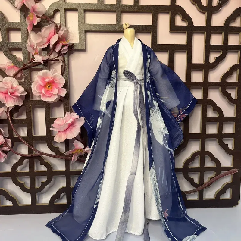 

(Customized) 1/6 Doll's Clothes Fit To 30cm Male Bjd Doll Ancient Chinese Style Clothing Dress Up Toys Doll Accessories, No Doll