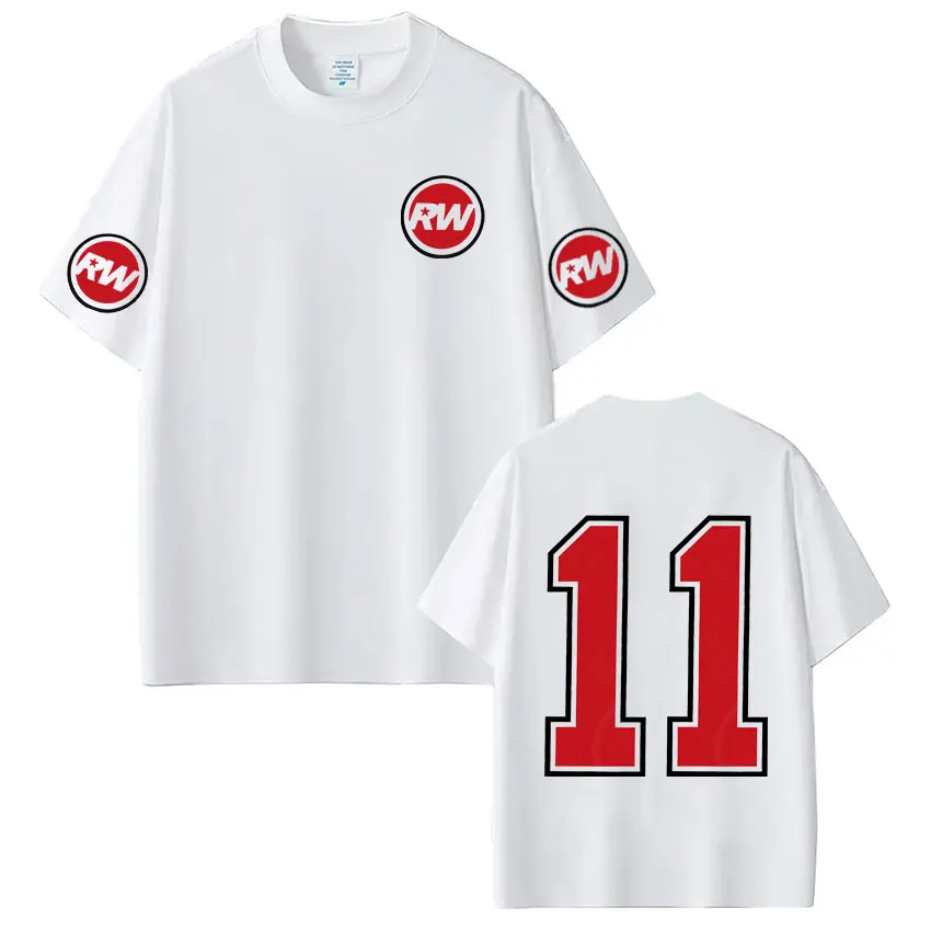 Robbie Williams RW 11 Merch T Shirt Men's Women Clothing Fashion Short Sleeve High Quality 100% Cotton Casual T-shirt Streetwear