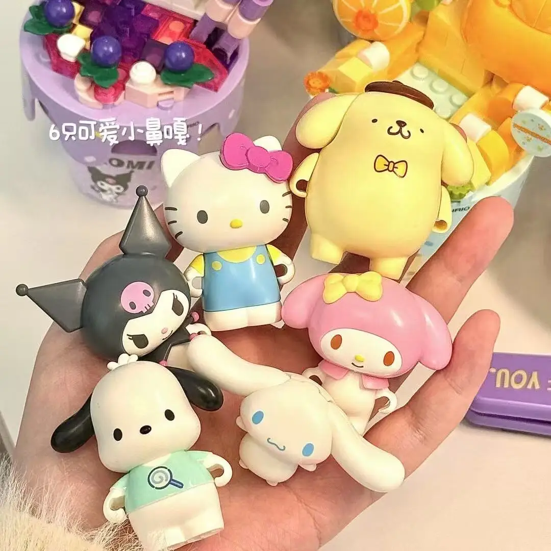 Original Keeppley Sanrio Building Block Toy Hello Kitty Kuromi My