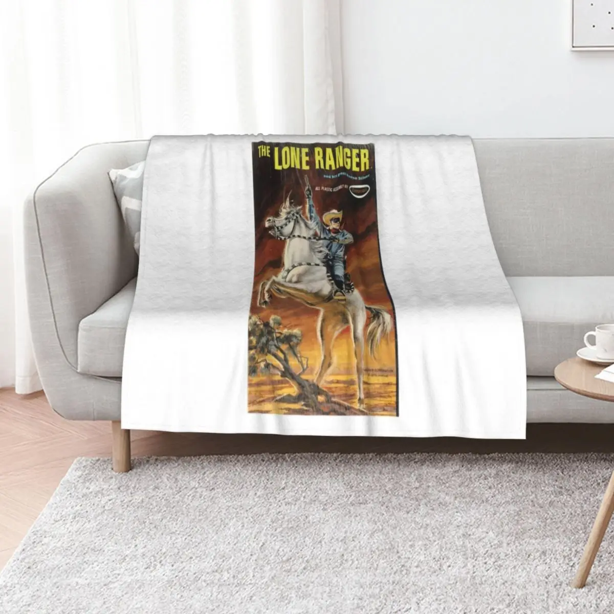 

Lone Ranger Throw Blanket Picnic Decoratives Thin Luxury Blankets