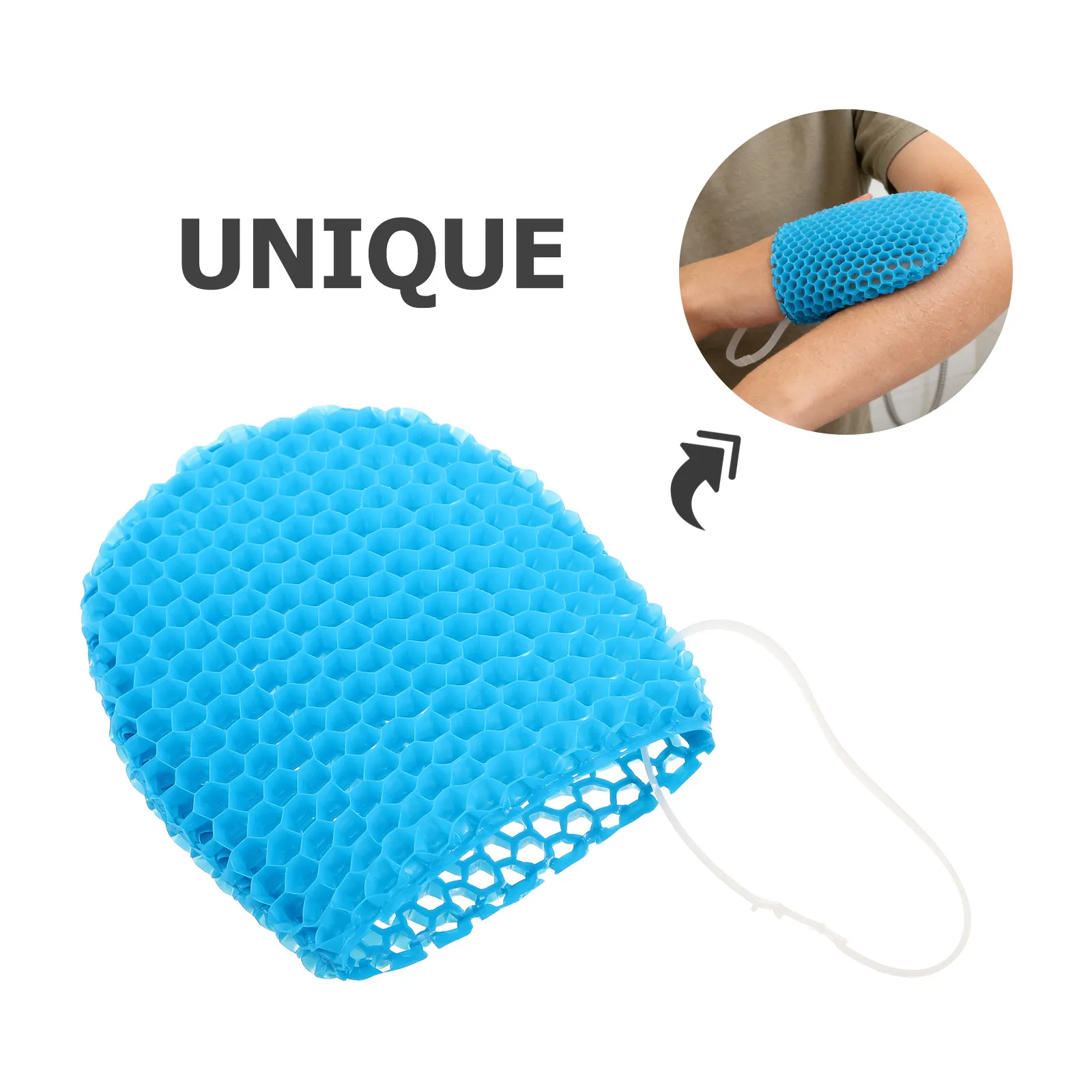 Plastic Bath Finger Exfoliator Gentle Body Exfoliating Glove Shower Scrubber for Dead Skin Removal Precision Cleaning